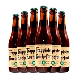 Cerveza Rochefort 8º Blanche — Blanca Botellín Tercio 33 cl (Caja de 6 unidades)