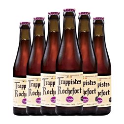 Cerveza Rochefort Extra, Triple Malt — Triple Malta Botellín Tercio 33 cl (Caja de 6 unidades)