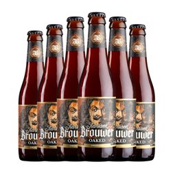 Cerveza Roman. Adriaen Brouwer Oak Cask Finish — Acabado en Barrica de Roble Botellín Tercio 33 cl (Caja de 6 unidades)