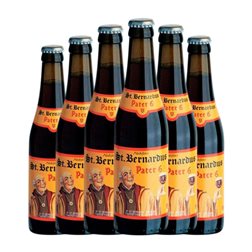 Cerveza Saint Bernardus Pater Sixtus 6º Botellín Tercio 33 cl (Caja de 6 unidades)