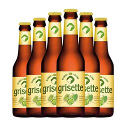 Cerveza Saint Feuillien Grisette Blonde — Rubia Bio — Biológico Botellín 25 cl Sin Gluten (Caja de 6 unidades)