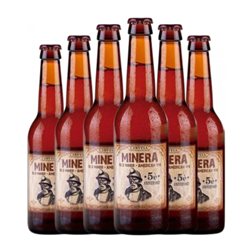 Cerveza Santjoanina Minera Old Miner IPA — India Pale Ale, American Botellín Tercio 33 cl (Caja de 6 unidades)