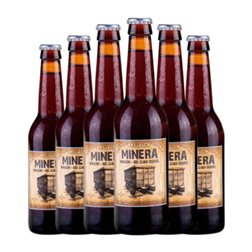 Cerveza Santjoanina Minera Wagon Belgian Dubbel Botellín Tercio 33 cl (Caja de 6 unidades)