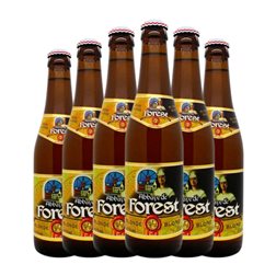 Cerveza Silly Abbaye de Forest Blonde — Rubia Botellín Tercio 33 cl (Caja de 6 unidades)