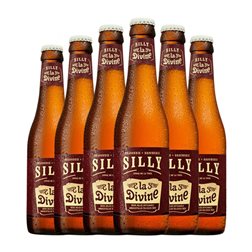 Cerveza Silly La Divine Botellín Tercio 33 cl (Caja de 6 unidades)