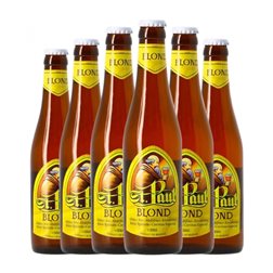 Cerveza Sterkens Saint Paul Blonde — Rubia Botellín Tercio 33 cl (Caja de 6 unidades)