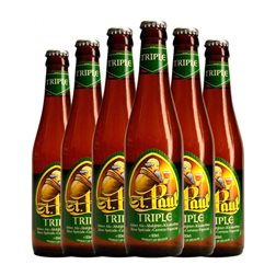 Cerveza Sterkens Saint Paul Triple Malt — Triple Malta Botellín Tercio 33 cl (Caja de 6 unidades)