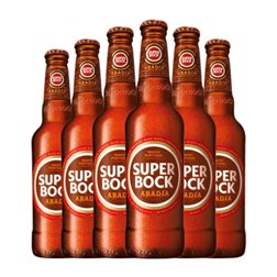 Cerveza Super Bock Abadía Botellín Tercio 33 cl (Caja de 6 unidades)