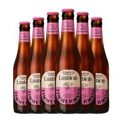 Cerveza Timmermans Botellín 25 cl Framboise — Frambuesa (Caja de 6 unidades)