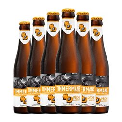 Cerveza Timmermans Lambic Botellín Tercio 33 cl Pêche — Melocotón (Caja de 6 unidades)