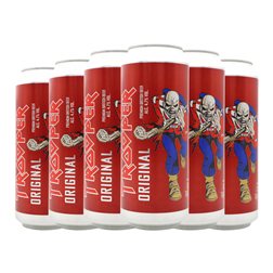 Cerveza Trooper Original Lata Medium 50 cl (Caja de 6 unidades)