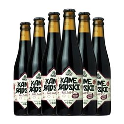 Cerveza Verzet. Kameradski Balsámico Botellín Tercio 33 cl (Caja de 6 unidades)