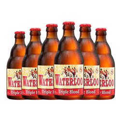 Cerveza Waterloo Triple Malt — Triple Malta Botellín Tercio 33 cl (Caja de 6 unidades)