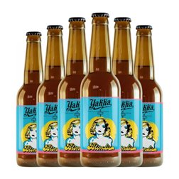 Cerveza Yakka Blonde — Rubia Botellín Tercio 33 cl (Caja de 6 unidades)