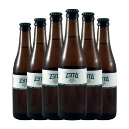 Cerveza Zeta California no Candy Botellín Tercio 33 cl (Caja de 6 unidades)
