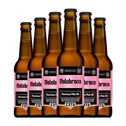 Cerveza Zeta Malabrocca Botellín Tercio 33 cl (Caja de 6 unidades)