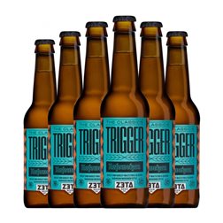Cerveza Zeta Trigger Botellín Tercio 33 cl (Caja de 6 unidades)