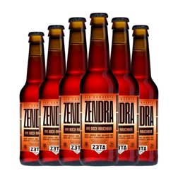 Cerveza Zeta Zendra Botellín Tercio 33 cl (Caja de 6 unidades)