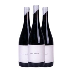 César Velasco Laminio Merlot Seco La Mancha Ánfora 75 cl Vegano Vino Tinto (Caja de 3 unidades)