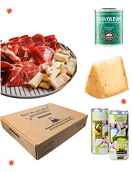 Heavenly Fall Basket with 100% Iberian Bellota Ham