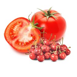Panier de Cerises et Tomates Salade Cerise 2K tomate de salade 2K