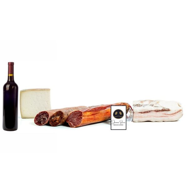 Cesta de Navidad con Paleta de Bellota Ibérica 50% Raza Ibérica Rivera 5-5,5 kgs-detalle