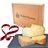 Cesta de Quesos Gourmet para Regalo Pareja "Díselo con Queso"