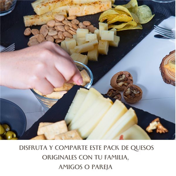 Cesta de Quesos Regalo Gourmet "Pack Especialidades"-lateral