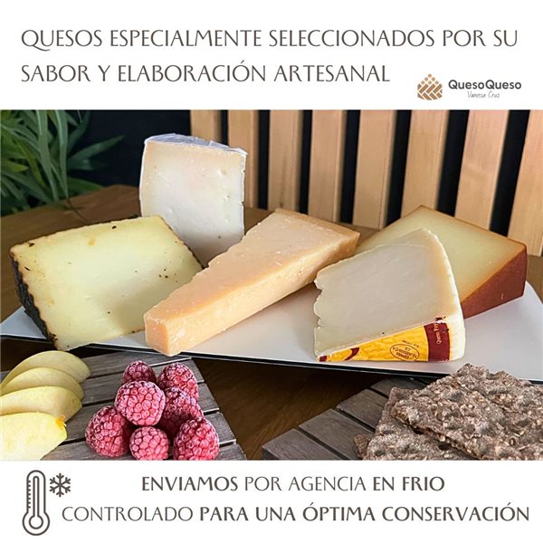Cesta de Quesos Regalo Gourmet "Pack Más Buscados"-lateral