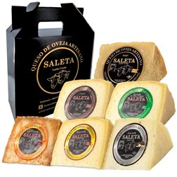 Cesta de Quesos Regalo Gourmet "Pack Tentaciones"