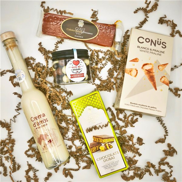 Cesta gourmet 'Dulcería'-lateral