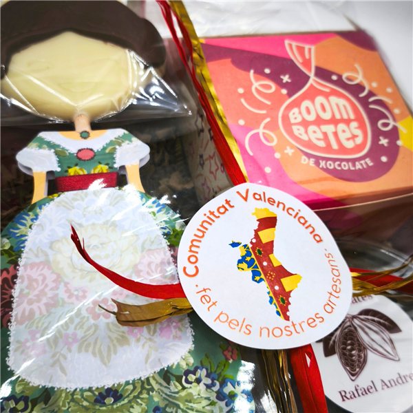 Coffret gourmet fallero sans alcool.-lateral