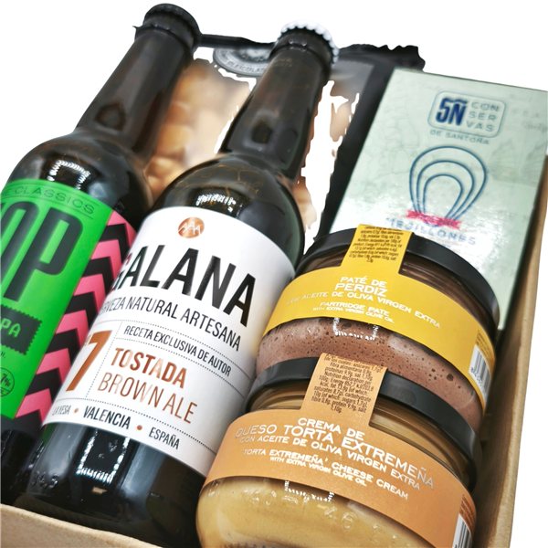 Cesta gourmet 'Ipa Brown'-lateral