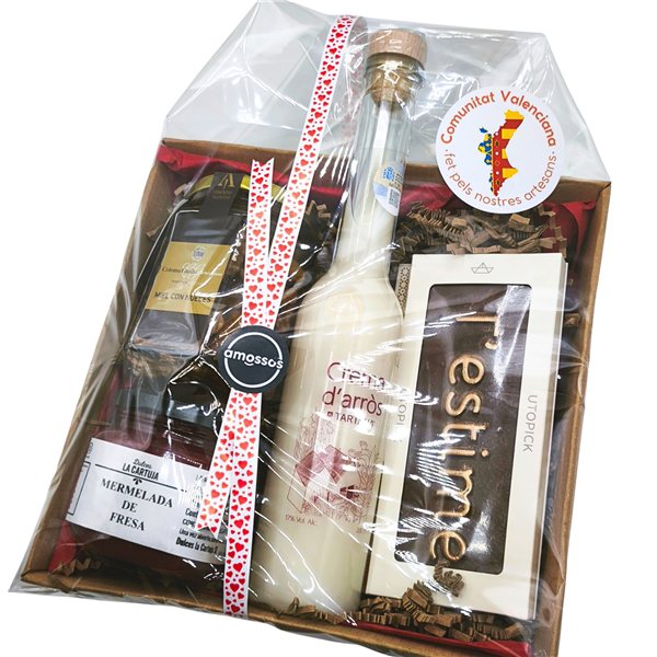 Cesta gourmet 'T'estime'-detalle