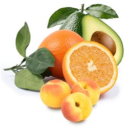 Cesta Naranjas de Zumo, Albaricoques y Aguacates 13kg → 10kg Naranjas + 2kg Albaricoques + 1kg Aguacates