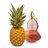 Panier Ananas, Mangues et Pitahaya-detalle