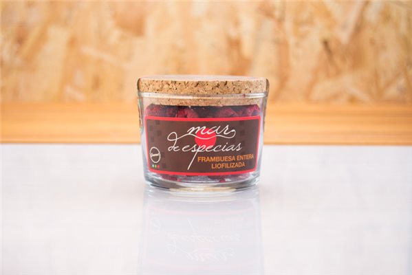 Panier cadeau de fruits lyophilisés-lateral