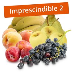Panier de raisin noir, prune rouge, pomme Golden, poires, bananes et pêches 6 kg (1 kg de raisin noir + 1 kg de prune rouge + 1 kg de pommes + 1 kg de poires + 1 kg de bananes + 1 kg de pêches)