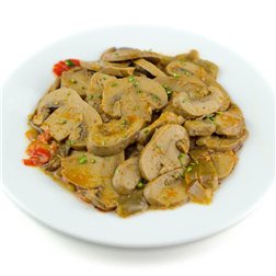 Champiñones en salsa