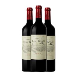 Château Beau Rivage de By Bordeaux 75 cl Vino Tinto (Caja de 3 unidades)