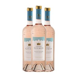 Château Coussin Côtes de Provence Joven 75 cl Vino Rosado (Caja de 3 unidades)