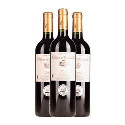 Château Coustarelle Trocken — Seco Cahors Cuvée, Prestige 75 cl Vino Tinto (Caja de 3 unidades)