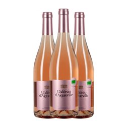 Château d'Aigueville Trocken — Seco Côtes du Rhône Rosé — Rosado 75 cl Vino Rosado (Caja de 3 unidades)