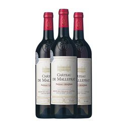 Château de Malleprat Pessac-Léognan 75 cl Vino Tinto (Caja de 3 unidades)