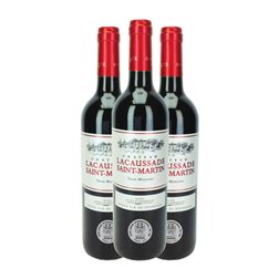 Château Lacaussade Saint Martin Côtes de Bordeaux 75 cl Vino Tinto (Caja de 3 unidades)