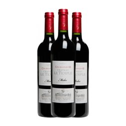 Château Le Temple Trocken — Seco Médoc Cru Bourgeois 75 cl Vino Tinto (Caja de 3 unidades)