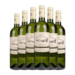 Château Les Fontenelles Trocken — Seco Bergerac 75 cl Vino Blanco (Caja de 6 unidades)