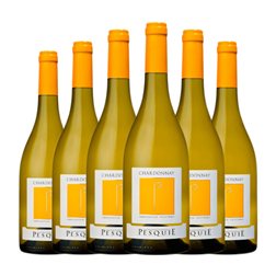 Château Pesquié Chardonnay Eco — Ecológico 75 cl Vino Blanco (Caja de 6 unidades)