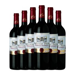 Château Picon Bordeaux Supérieur — Superior 75 cl Vino Tinto (Caja de 6 unidades)