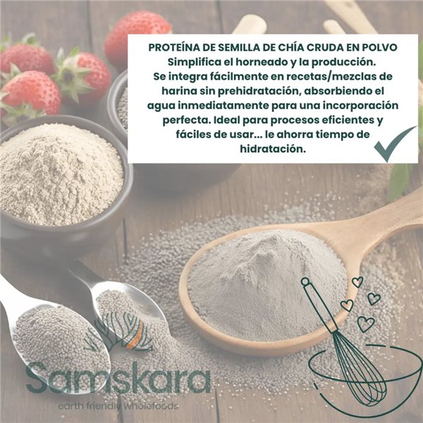 Organic Chia Powder - 1kg-trasera